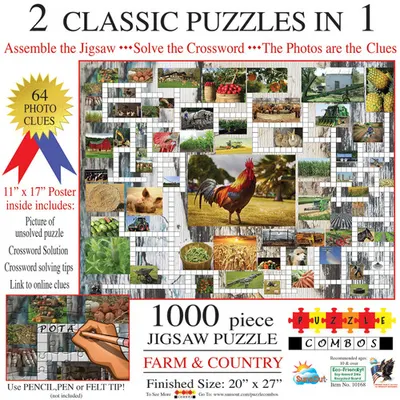 Puzzle SunsOut din 1000 de piese - Ferma