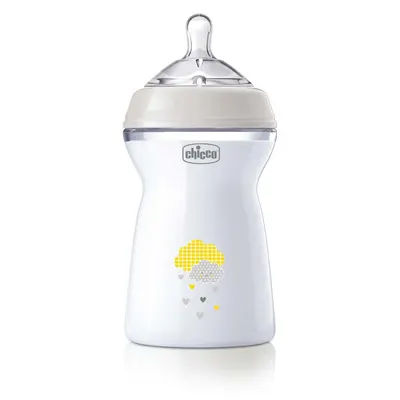 Biberon Chicco Natural Feeling PP, unisex, 330ml, flux rapid, tetina s., 6luni+