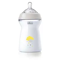 Biberon Chicco Natural Feeling PP, unisex, 330ml, flux rapid, tetina s., 6luni+