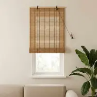 vidaXL Rulou textil Natură 40 x 160 cm Bambus