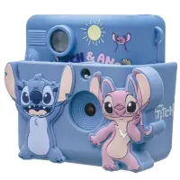 Camera foto instant cu husa din silicon, Lexibook, Starcam, Disney Stitch
