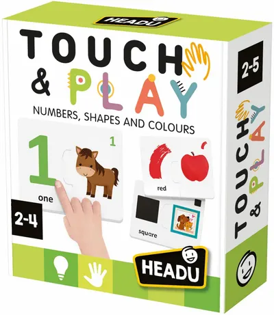Joc educativ - Touch & Play - Numere, forme si culori