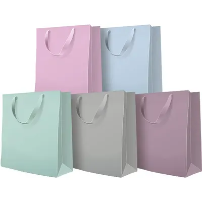 Pungi Cadou Premium, Medii, Mix 1 Monocolor, 20 x 25 x 10 cm, Perfecto