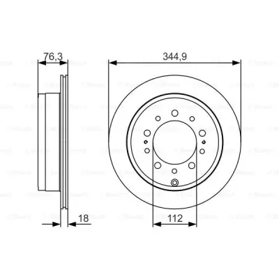 Disc frana BOSCH 0 986 479 R32