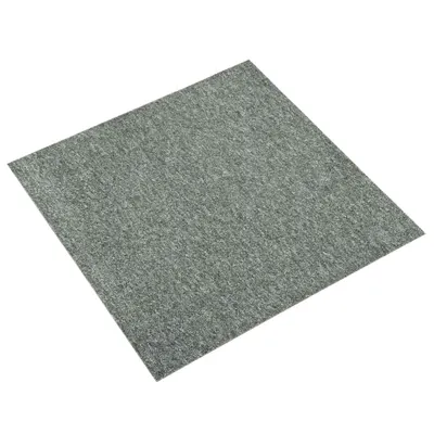 vidaXL Covor 20 buc. Verde 50 x 50 cm 100% polipropilenă