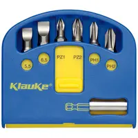 Set biti+adaptor 1/4'' - 7 piese