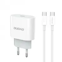 Incarcator Retea Cu Cablu USB-C Dudao A14EUC, 20W, 3A, 1 x USB-C, Negru