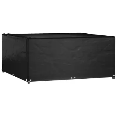 vidaXL Husă pentru mobilier grădină, 16 ocheți, 205x205x90 cm pătrat