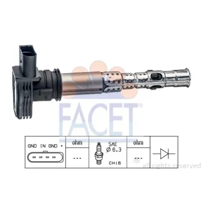 Bobina de inductie FACET 9.6326