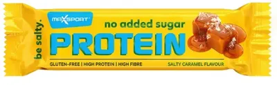 Baton proteic, caramel sarat, 40 g, Maxsport