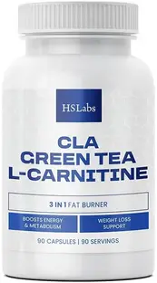 CLA, Green Tea & L-carnitine, 90 capsule, HS Labs