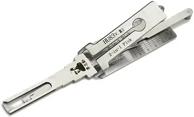 Decodor auto Lishi Original HU83 v3 – 2-in-1 Pick pentru deblocare contact, usi si portbagaj, compatibil Peugeot, Citroen, Fiat, MINI