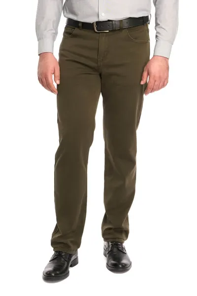 Pantaloni barbatesti clasici croiala dreapta, kaki (Marime pantalon: W38)