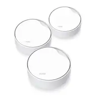 Sistem Mesh Gigabit Dual Band TP Link DECO X50-POE(2PK), 2.4/5 GHz, 3000 Mbps, WiFi 6, PoE, 3 bucati