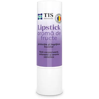 Lipstick cu aroma de fructe, 4 g, Tis Farmaceutic