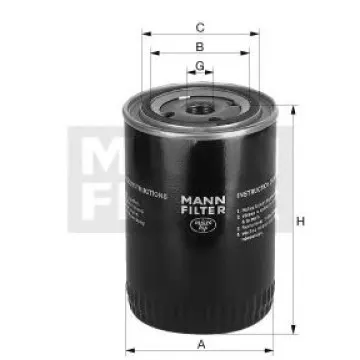 Filtru ulei Mann-Filter W 712 65