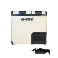 Frigider auto cu compresor smart cooler, cu bluetooth si zona dubla de racire, capacitate 55L, taxa verde inclusa