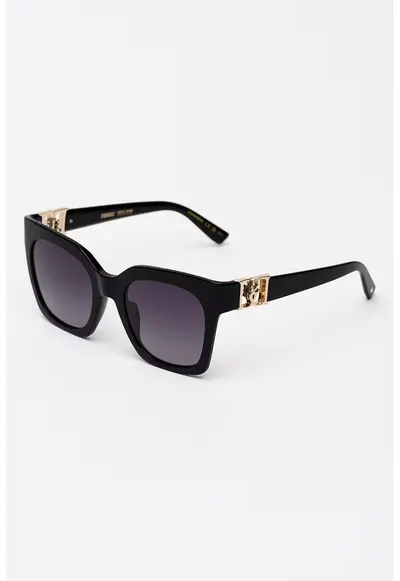 Ochelari de soare cat-eye cu lentile in degrade - Negru