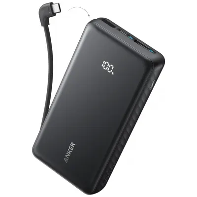 Baterie Externa Anker Zolo, 10000mAh, 22.5W, QC + PD, 1 x USB-A - 2 x USB-C, Neagra A110DH11
