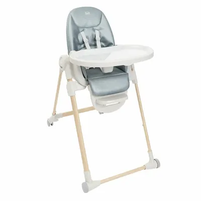 Scaun de masa multifunctional, Chicco, Polly Armonia, Transformabil in balansoar, Reglabil pe inaltime in 9 pozitii, Spatar si suport de picioare ajustabile, Pana la 40 kg, Pliabil, 0- 3 ani, Verde