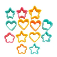 Set 12 Forme Rainbow pentru Joaca si Creativitate , Inimi, Stele, Floare
