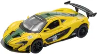 Mașinuță metalică Re-El Toys - McLaren P1, #51 Racing, 2013, 1:43, galben