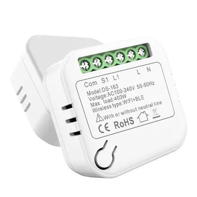Releu LUXION Mini-Smart, Wi-Fi, 1 Intrare, 1 Iesire, Control Aplicatie