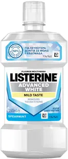 Listerine Apă de gură Advanced White Mild taste, 250 ml