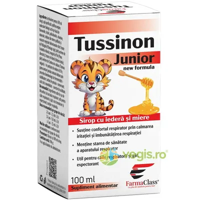 Tussinon Junior Sirop cu Iedera si Miere 100ml