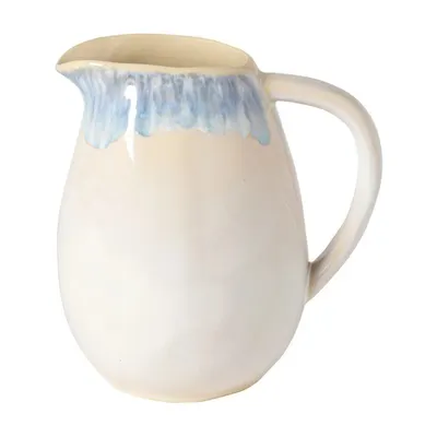 Carafă din gresie ceramică Costa Nova Brisa, 1,8 l, albastru - alb