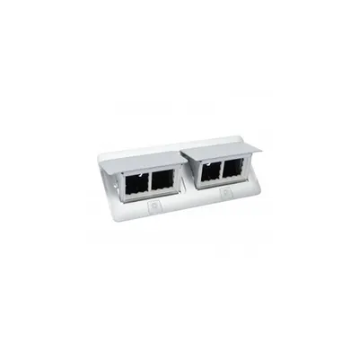 Doza pardoseala tip POP-UP - 8 (2x4) module - matt aluminiu