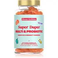 Bloom Robbins Super Duper MULTI & PROBIOTIC cuburi de mestecat pentru o bună digestie 268 g
