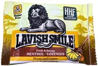 Bomboane de mentă cu miere și lămâie, fără zahăr adăugat, 21 g, Lavish Smile