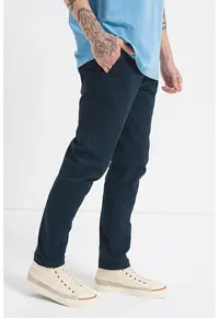 Pantaloni chino regular fit Mott - Albastru ultramarin
