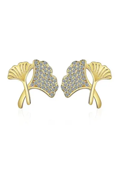 Cercei clips - elegant - retro - auriu - 1 - 7x1 - 8cm