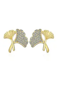Cercei clips - elegant - retro - auriu - 1 - 7x1 - 8cm