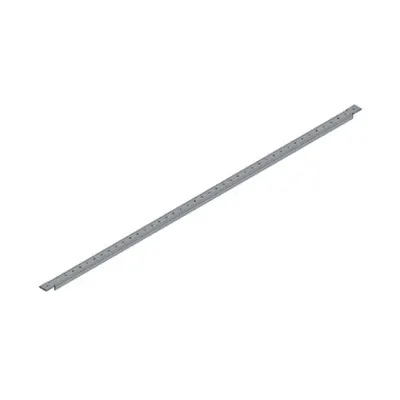 Șină perforată pentru sistem de 60 mm în dulap lățime 5