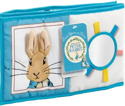 Carte moale senzorială Rainbow Designs - Peter Rabbit