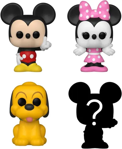 Set 4 figurine - Disney - Mickey Mouse, Minnie Mouse, Pluto
