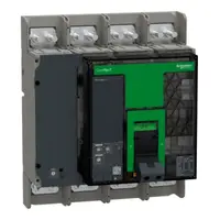 Intreruptor automat, ComPacT NS1000N, 50kA la 415VAC, 4P, fix, cu operare manuala, echipat cu unitate de declansare MicroLogic 2.0, 1000A
