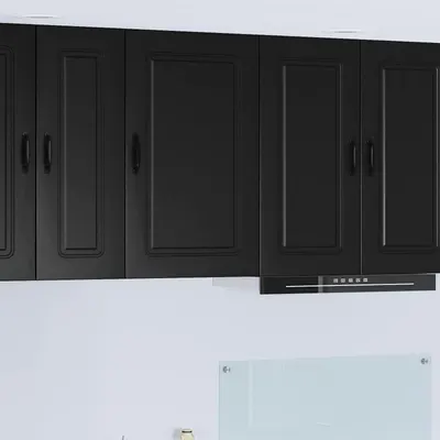vidaXL Panou mașină de spălat vase Kalmar Negru 50 x 31 x 80 cm