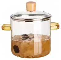 Oală din sticlă Morello - 2.3 l, chihlimbar