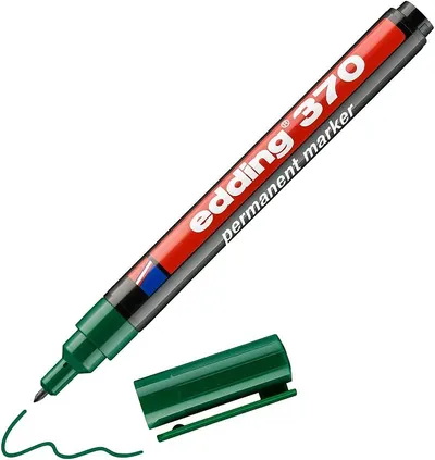 Marker permanent Edding 370 - Verde