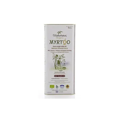Ulei de masline extravirgin myrtoo bio 5l Stamatakos Olivegrove