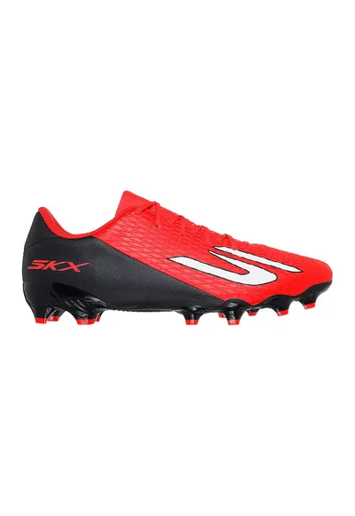 Sneakers - Pantofi Skx 2 Club cu crampoane pentru fotbal - Alb/Negru/Rosu vermillion