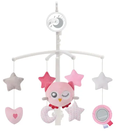Carusel muzical pentru pătuț Raya Toys - Stele