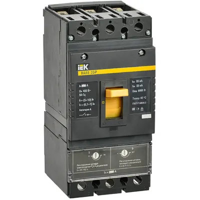 Intrerupator general MCCB VA88-35R 3P 200A 35kA