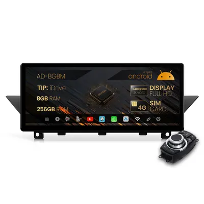 Navigatie BMW X1 E84 (2009-2015), Varianta iDrive, Android 13, BM-Octacore 8GB RAM + 256GB ROM, 12.3 Inch - AD-BGBM12008+AD-BGRKITBM004