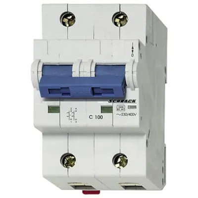 Intreruptor automat C 100A, 2 poli, 10kA