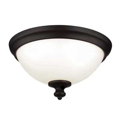 Corp de iluminat decorativ pentru exterior, Parkman 2 Light Flush Mount – Oil Rubbed Bronze